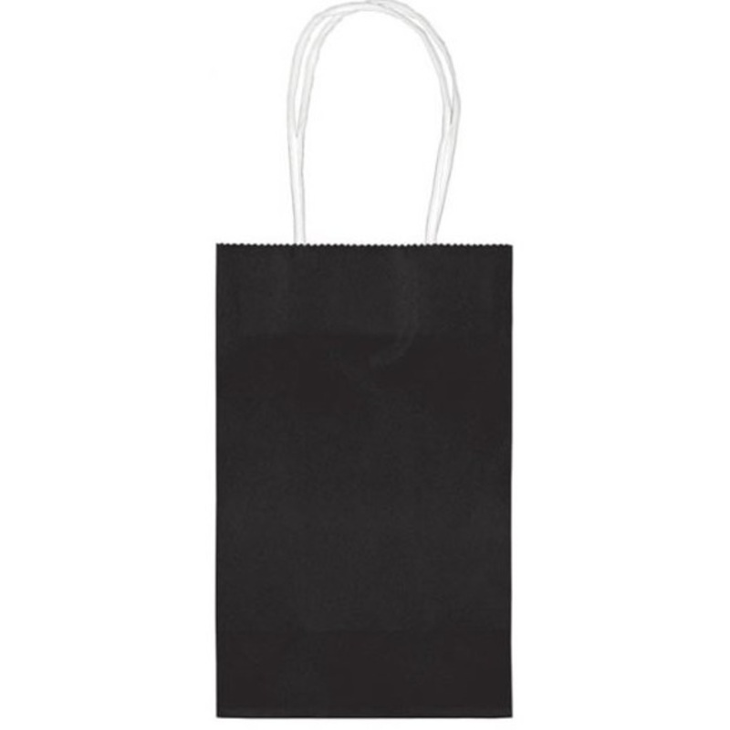 10 black gift bags Basel 21cm
