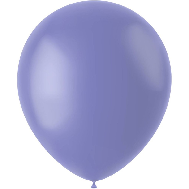 10 cornflower blue balloons 33cm