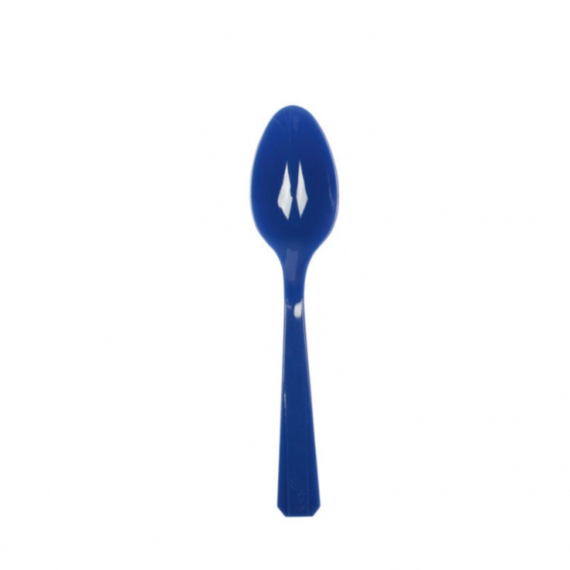 10 Partytime spoons dark blue 14.5cm