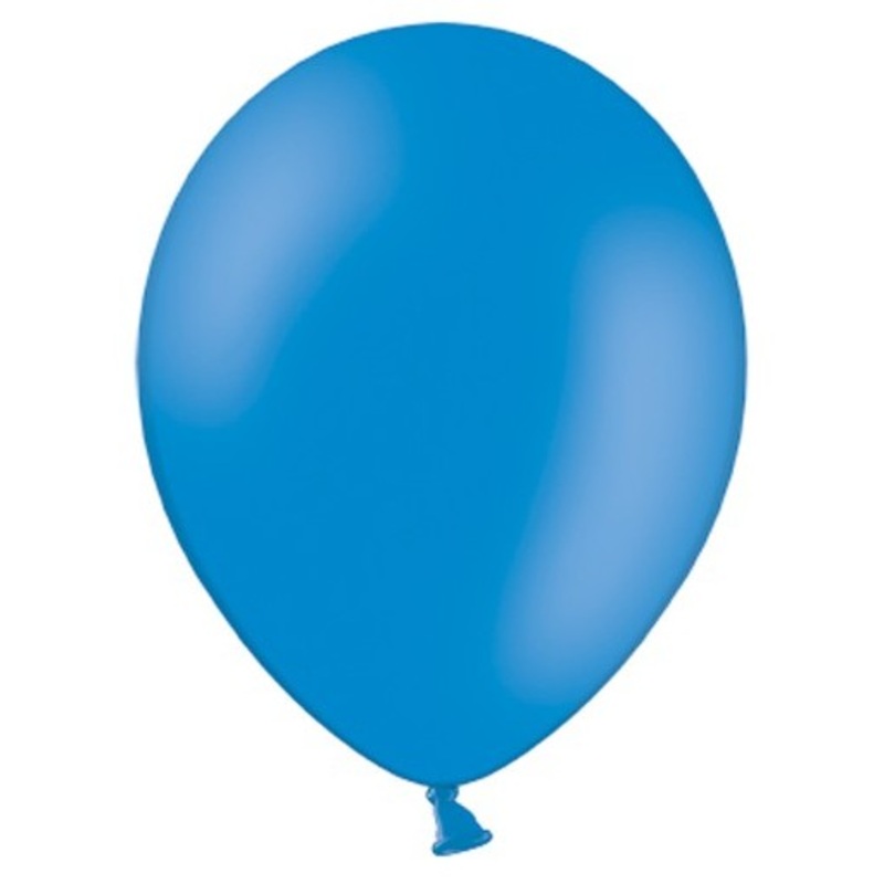 100 balloons pastel blue 12cm