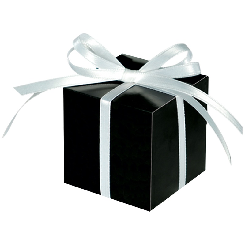 100 black Tiffany gift boxes