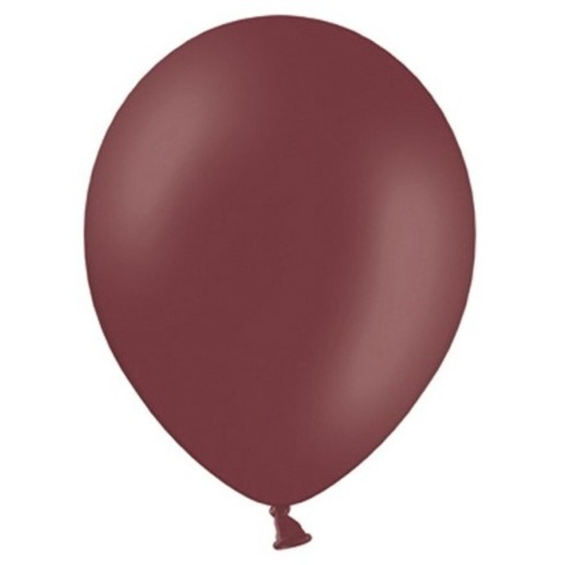 100 Celebration balloons red-brown 29cm