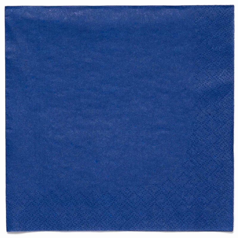 20 Blueberry Eco napkins 33cm