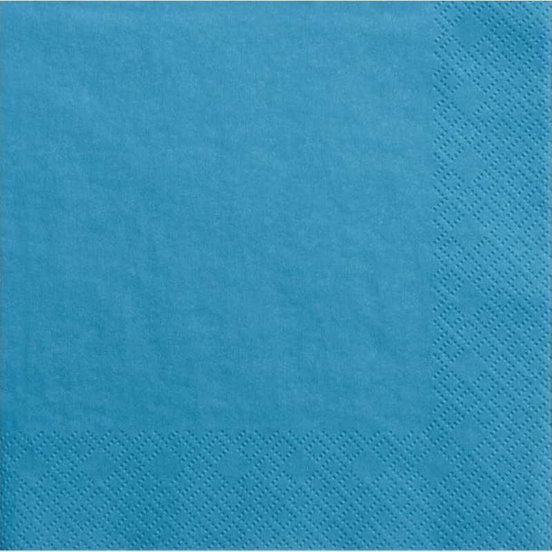 20 napkins Scarlett blue 33cm