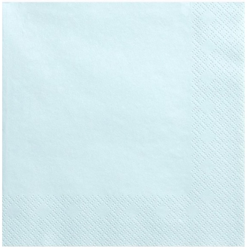 20 napkins Scarlett ice blue 40cm