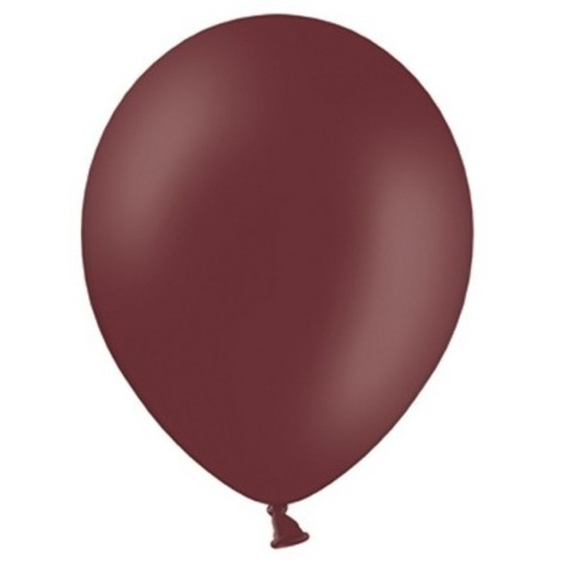 20 party star balloons red-brown 27cm