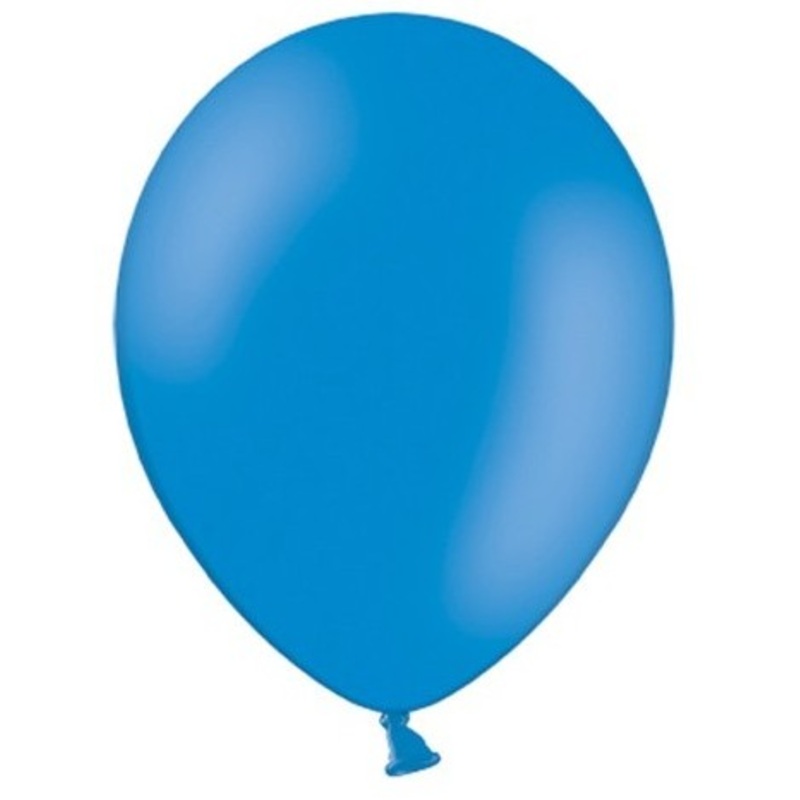 20 party star balloons royal blue 27cm