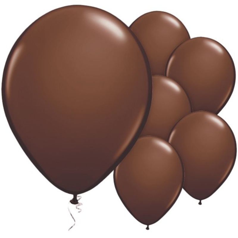 25 chocolate brown balloons Passion 28cm