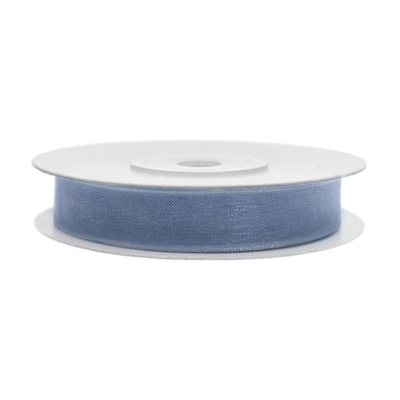 25m chiffon ribbon gorgeous blue