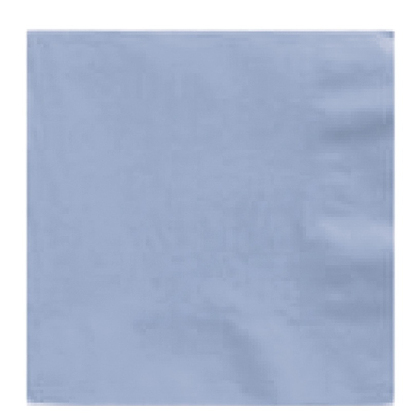50 party napkins 25cm pastel blue