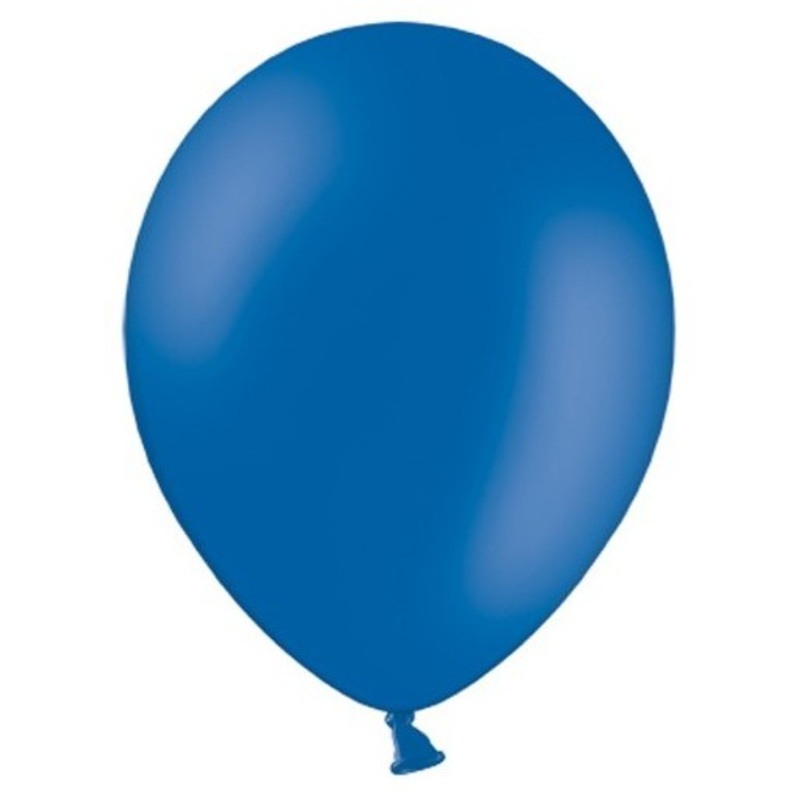 50 party star balloons royal blue 30cm