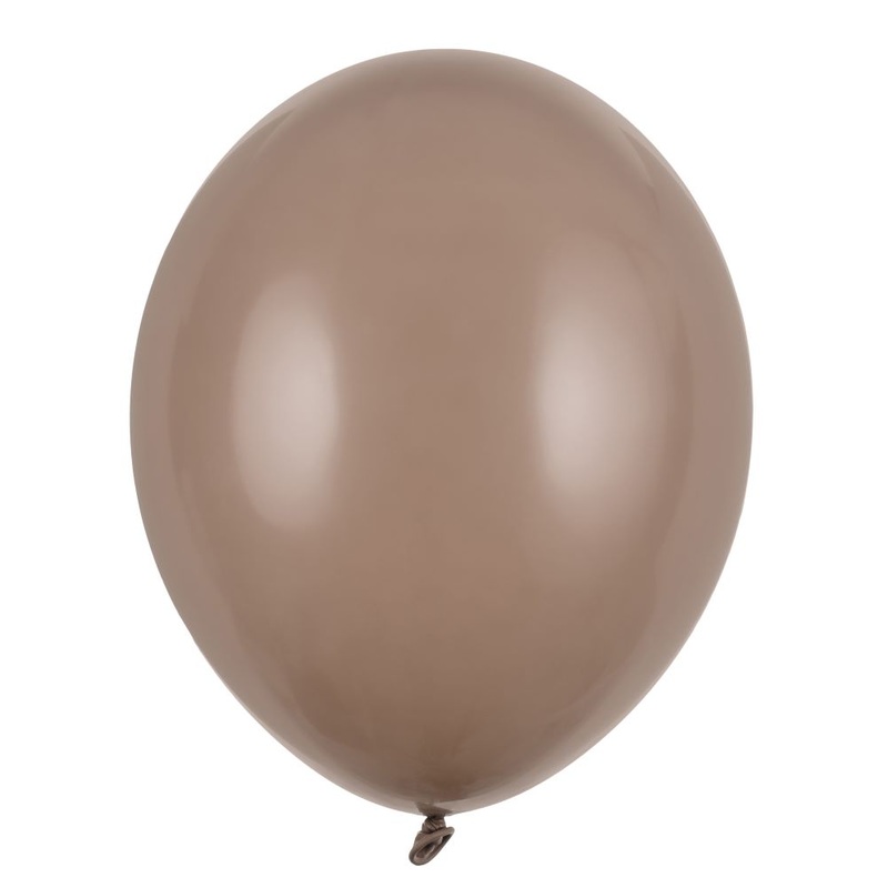 50 party star cappuccino balloons 30cm