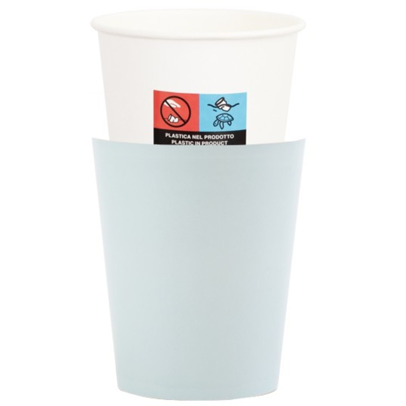 8 Light Blue Passion paper cups