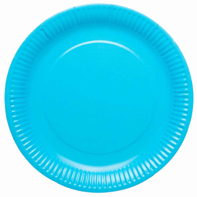 8 summer sky Eco paper plates 23cm
