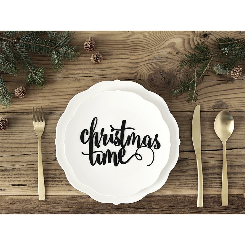 Christmas Time lettering decoration