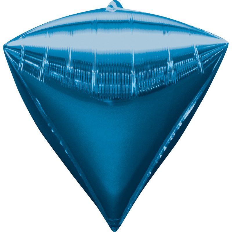 Diamond balloon blue