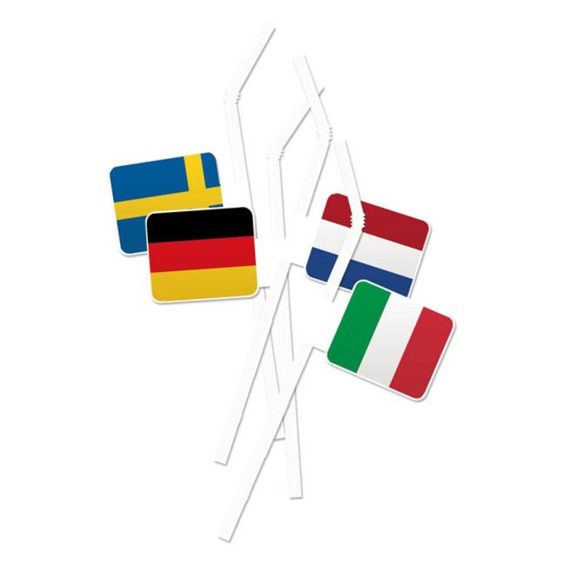 10 Europe straws 23cm