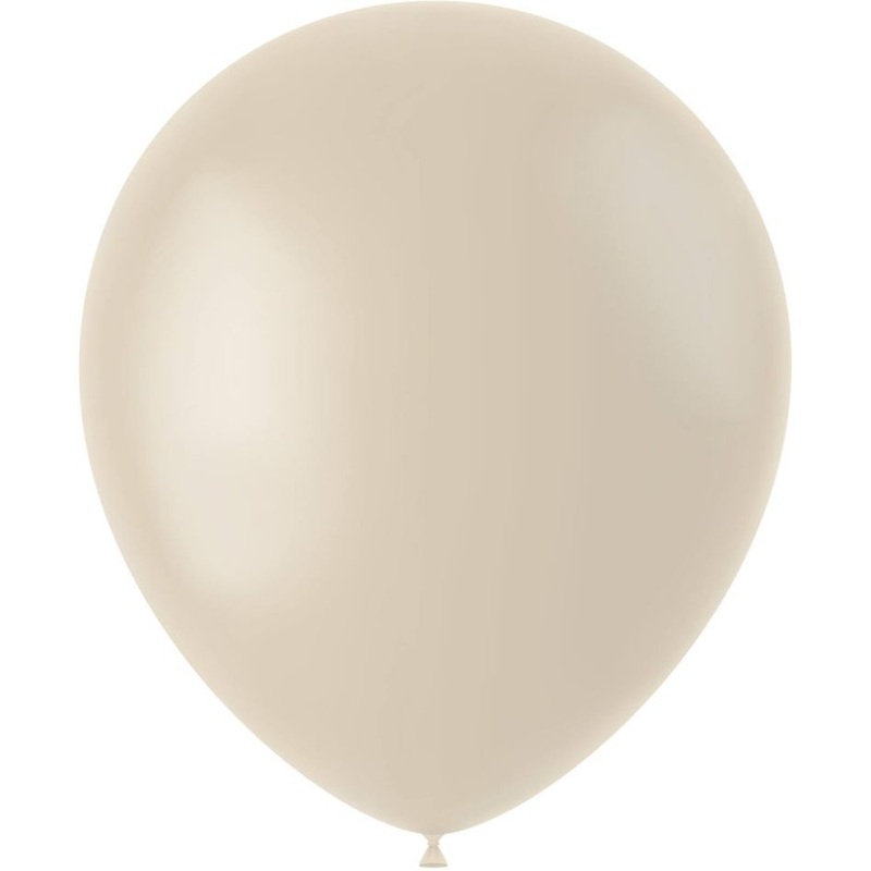 50 Noble Cream Latte Balloons 33cm