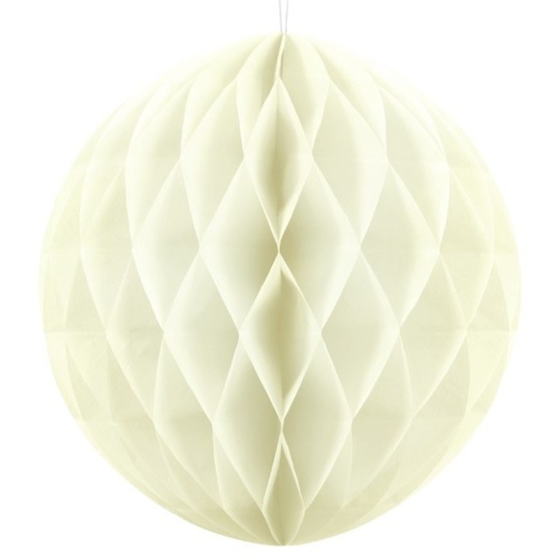 Honeycomb ball Lumina cream 40cm