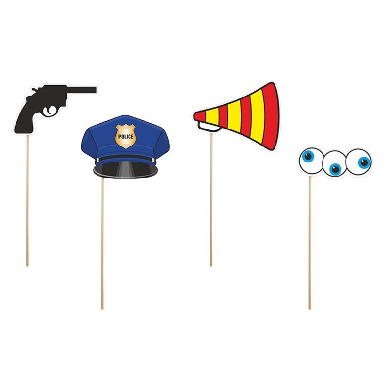 Photo box sign set Police Officer