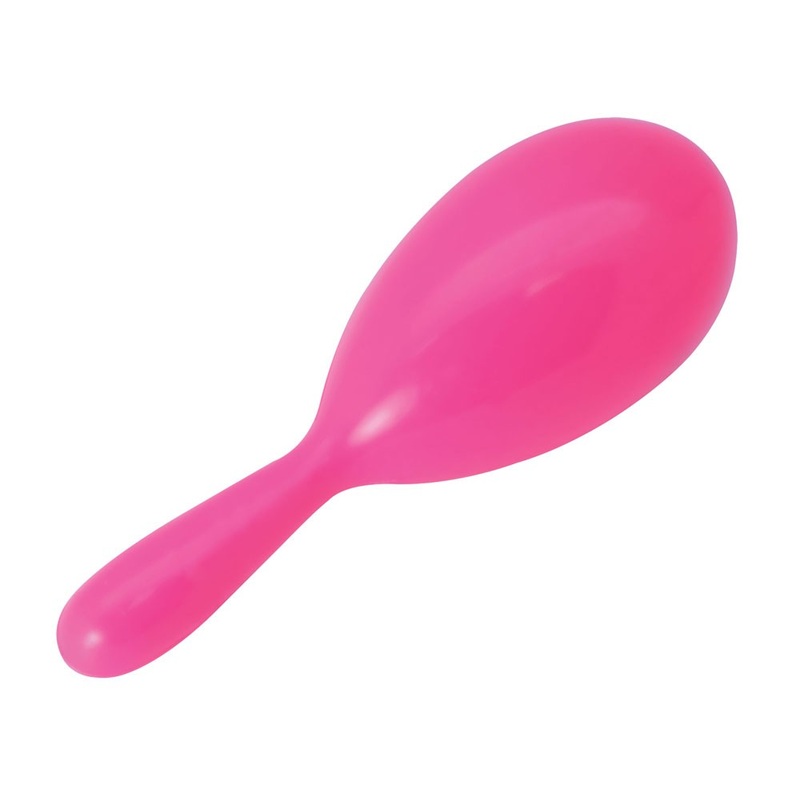 Pink maracas rattle