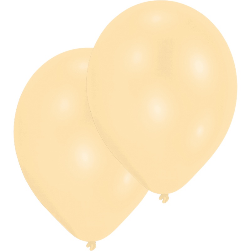 Set of 50 balloons ivory mother-of-pearl 27.5cm
