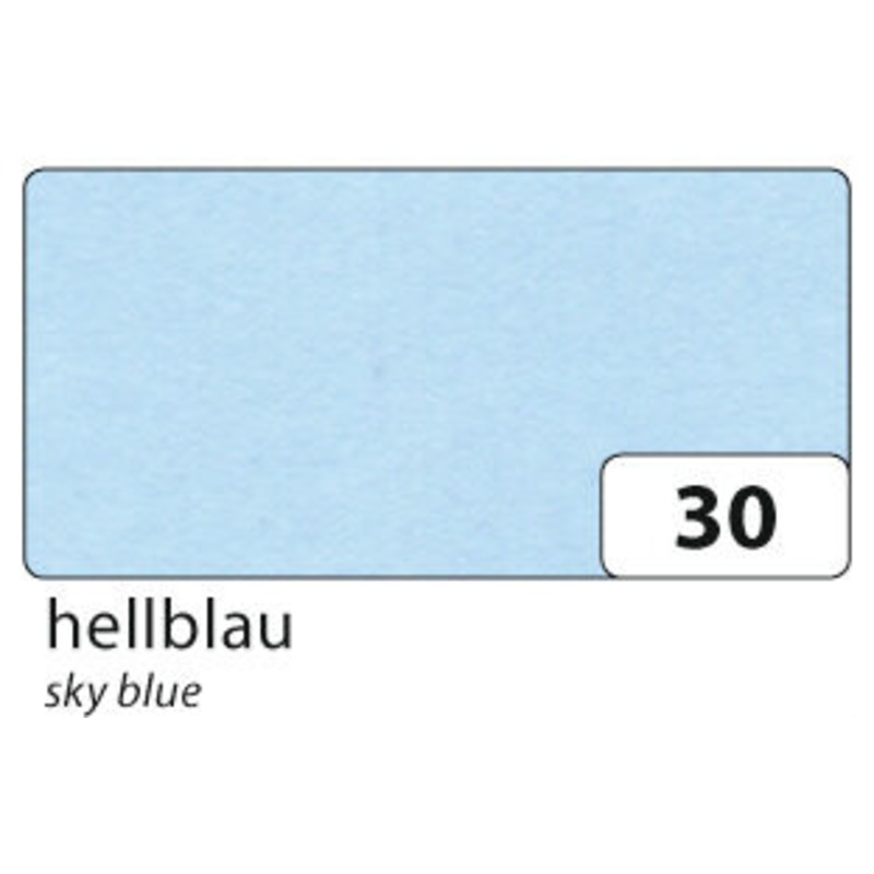 Transparentpapier 115g/m hellblau 50,5cmx70cm