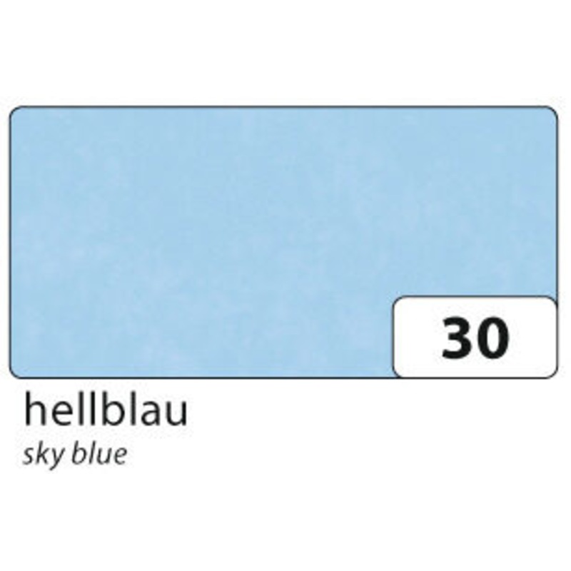 Transparentpapier Rolle hellblau 70x100cm