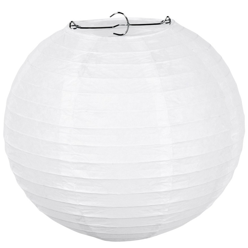 White lantern ball 25cm