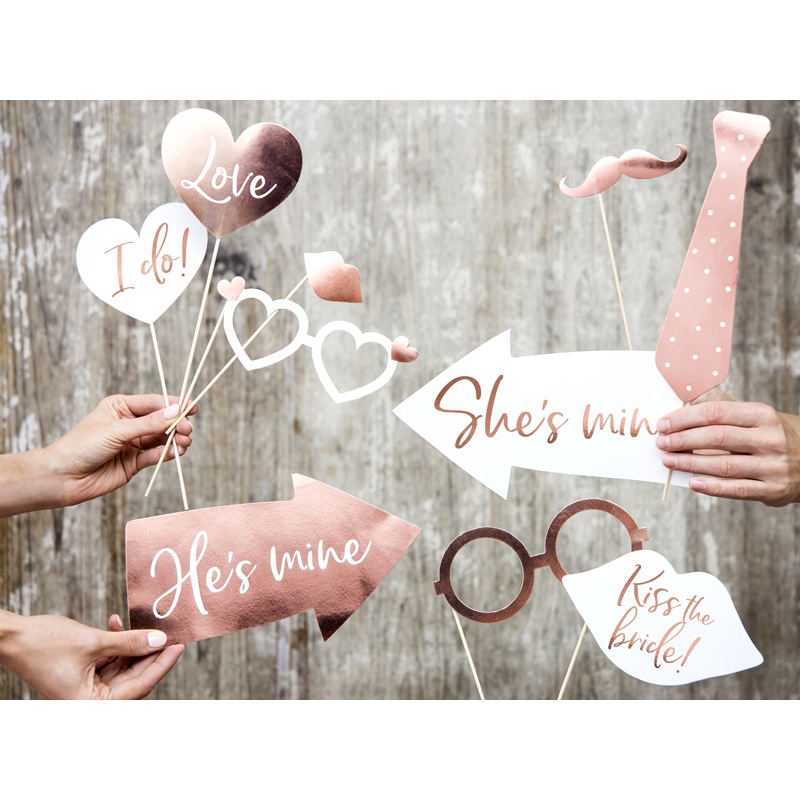10 forever bonded photo props