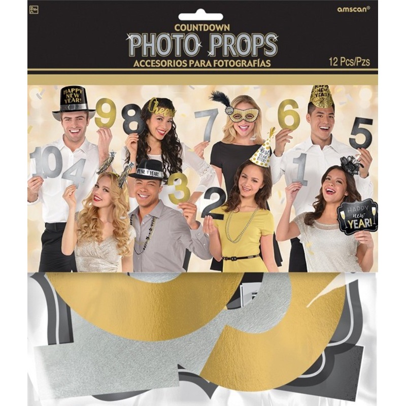 12 New Years Eve Countdown Photo Props