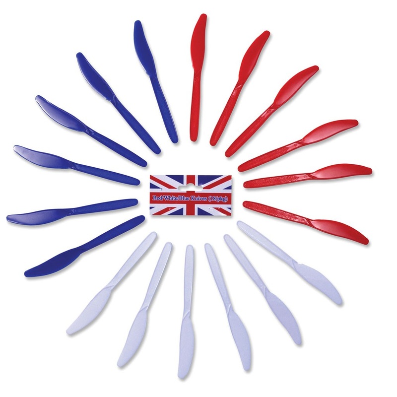 18 party knives England colors