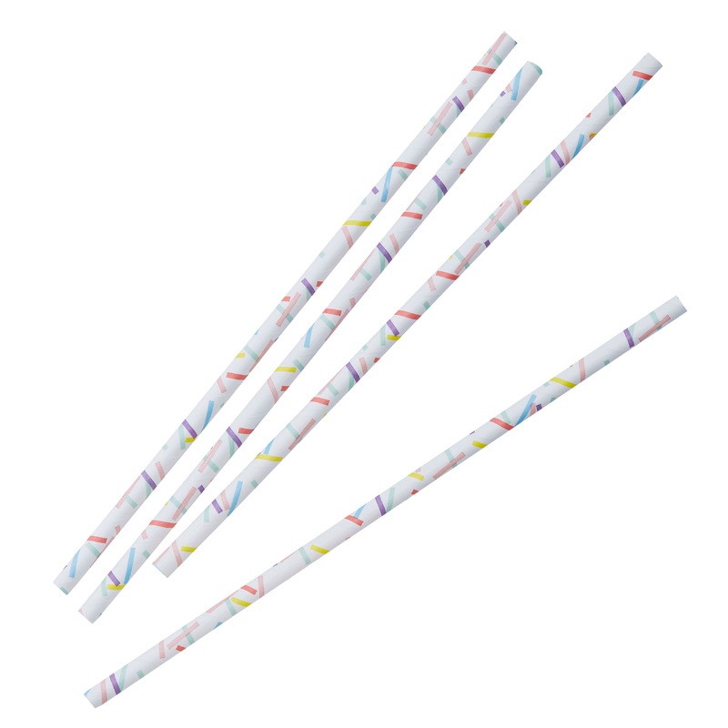 25 Mix & Match crumble straws 19cm