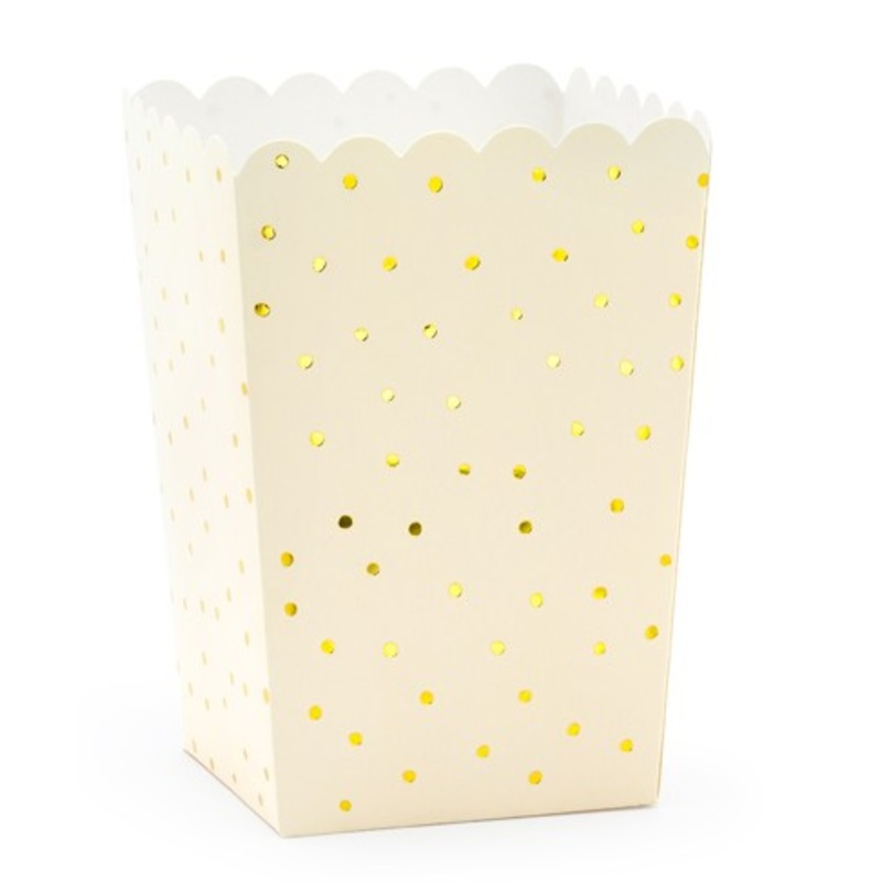 6 Cheerful Birthday Snack Boxes, cream
