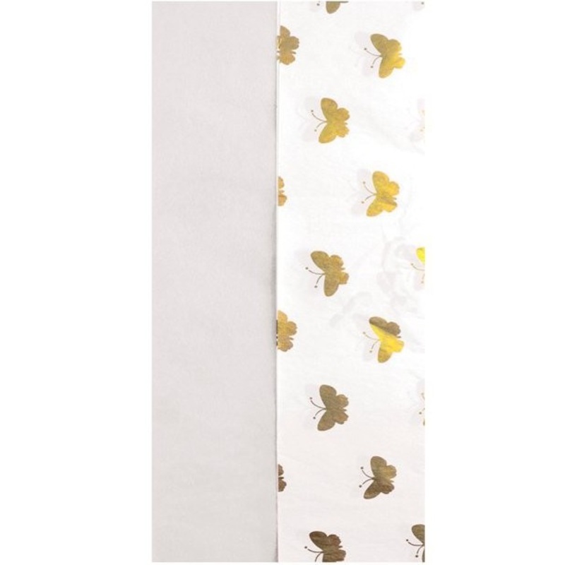 6 sheets of butterfly tissue paper