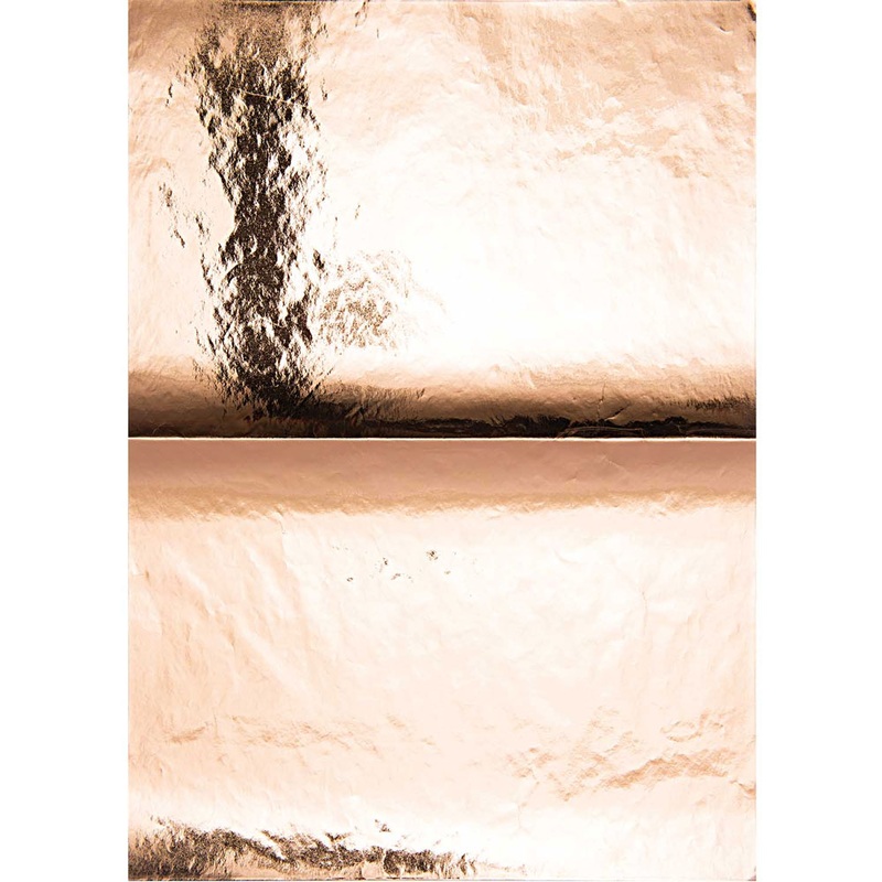 Paper patch sheet of paper foil rose gold 30x42cm