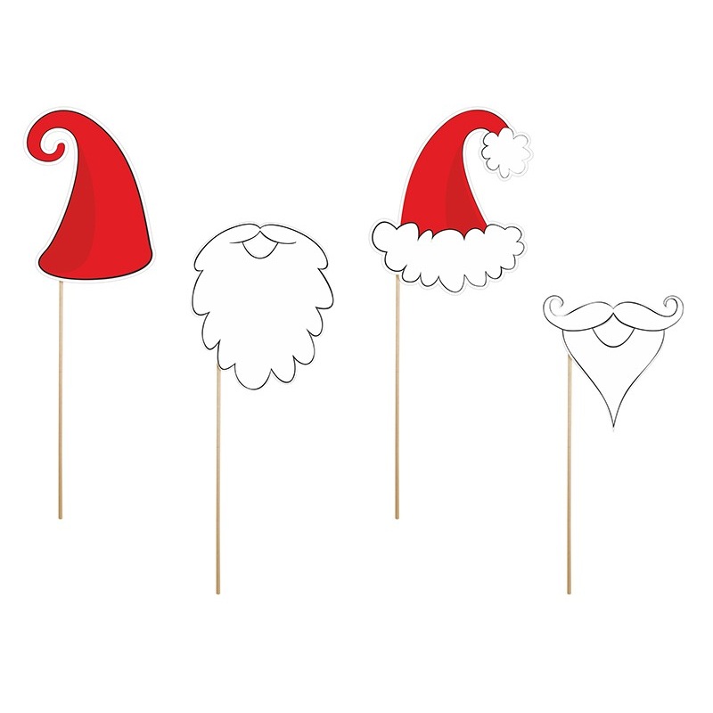 Photo props set Christmas special 4-piece