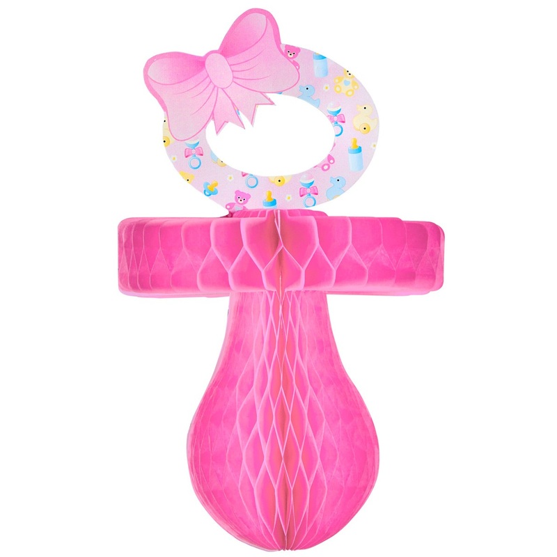 Pink decorative pacifier 26cm