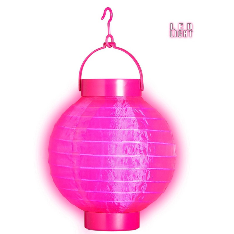 Pink LED lantern