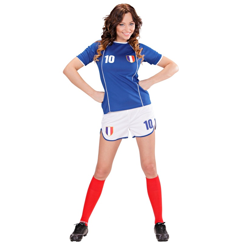 Player woman France football ladies costume S