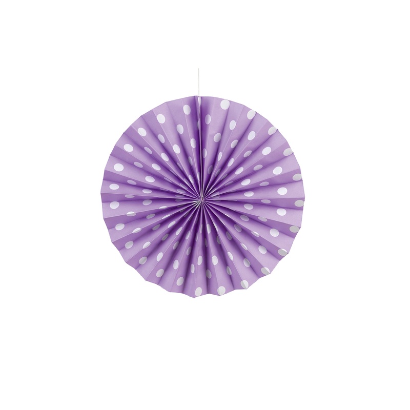 Points fun purple decoration fan pack of 2 40 cm
