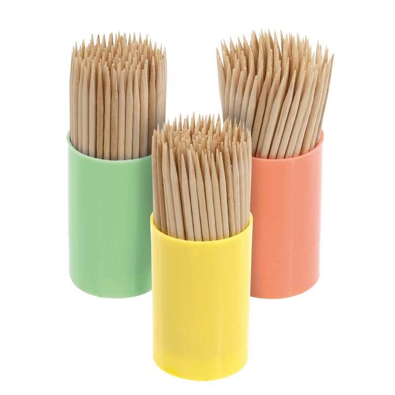 Set of 450 Party Buffet Wooden Toothpicks