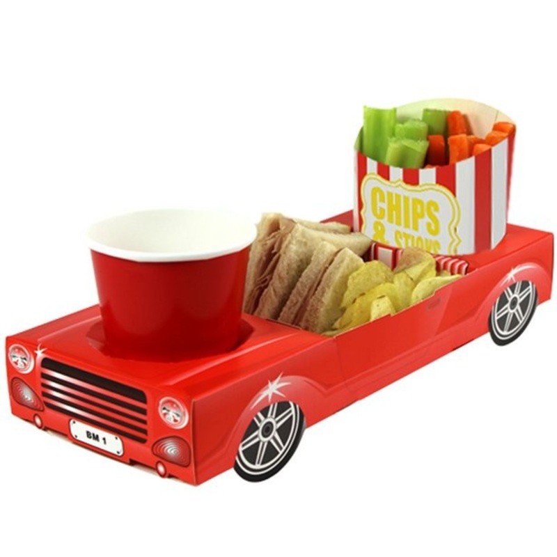 Snack box red racing car 29.5cm