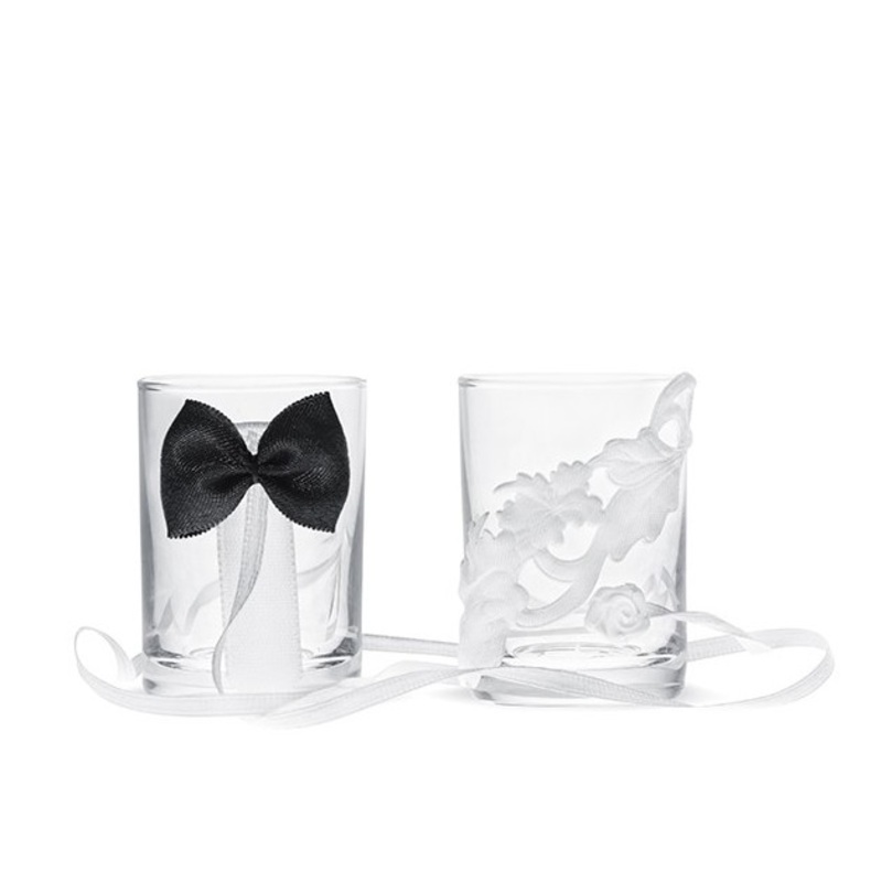 Vodka glasses bride & groom 30ml