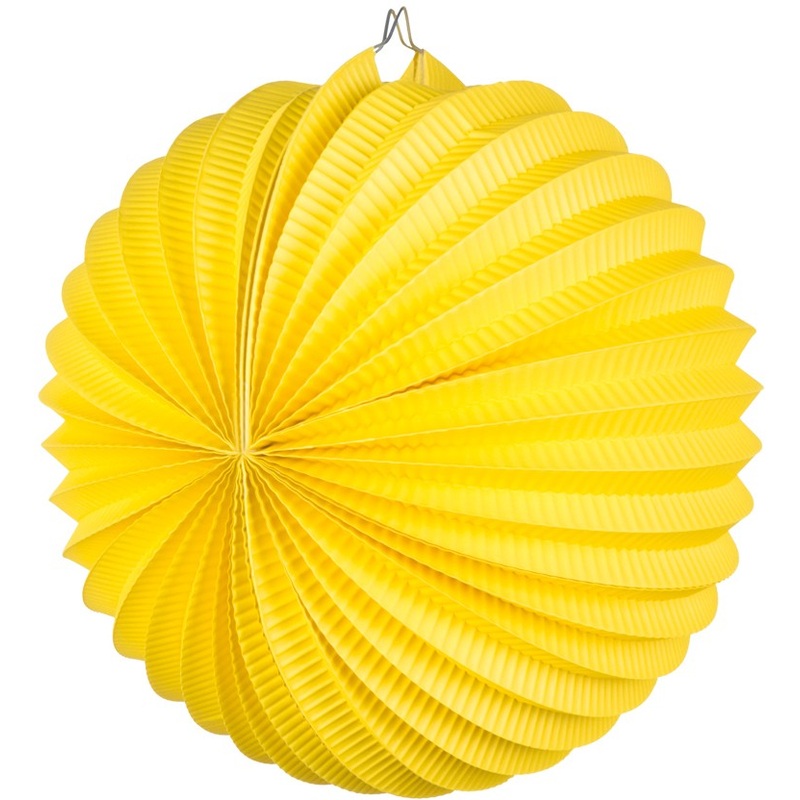 Yellow garden party paper lantern 23cm