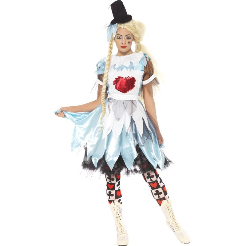Alice zombie horror costume S