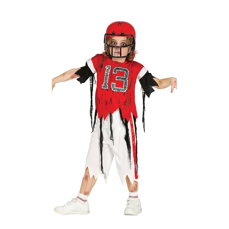 American footballer zombie costume for kids
