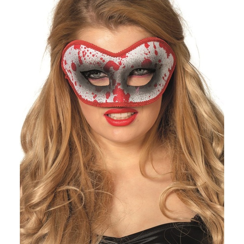 Blood smeared mask for the eyes