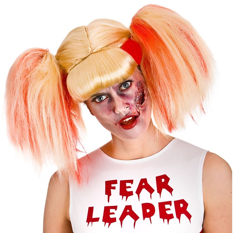 Blood stained Harley plait wig
