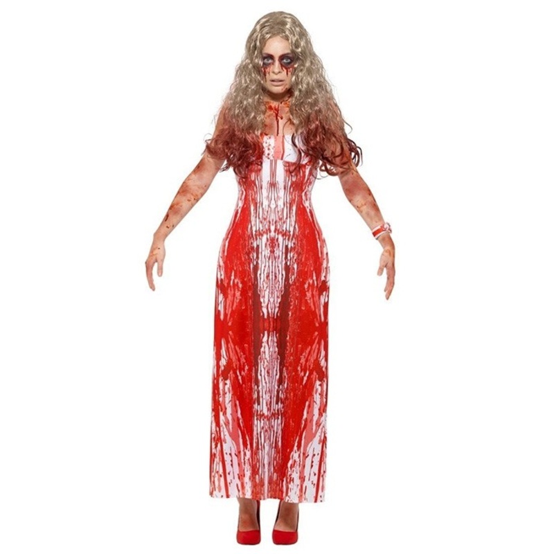 Bloody horror girl ladies costume S